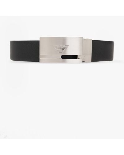 Giorgio Armani Reversible Belt With Interchangeable Buckles - Multicolor