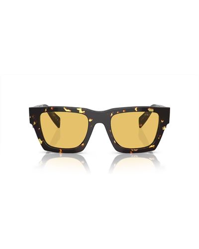 Prada Pr A06S Tortoise Malt Sunglasses - Metallic