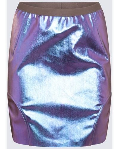 Rick Owens And Cotton Blend Diana Skirt - Purple