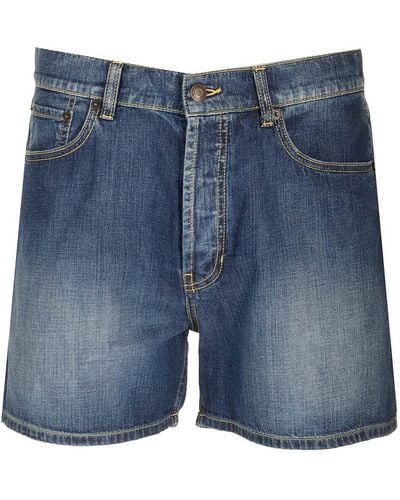 Alexander McQueen Denim Shorts - Blue