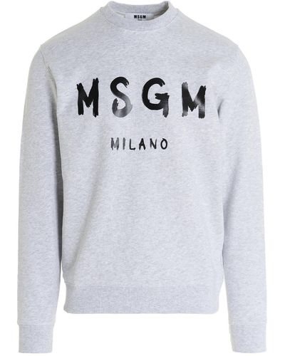 MSGM Logo Sweatshirt - Gray