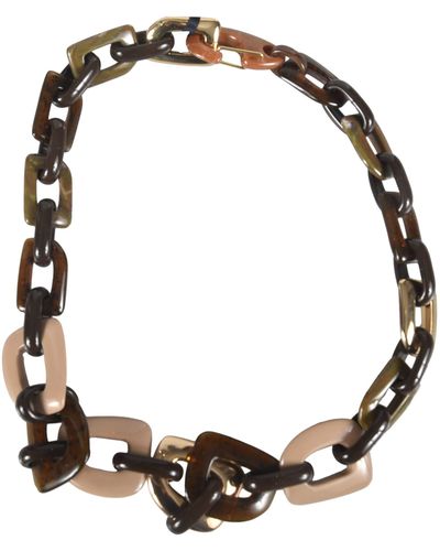 Max Mara The Cube Chain Necklace - Black