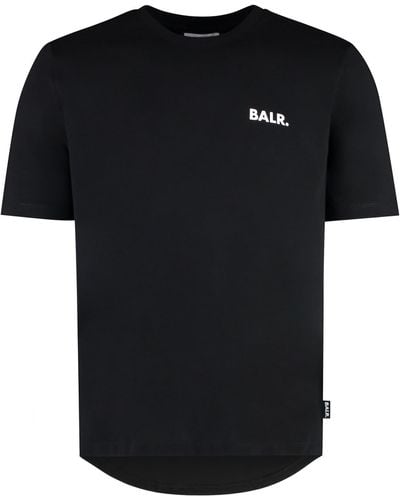 BALR Cotton Crew-Neck T-Shirt - Black