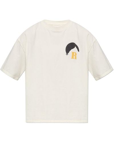 Rhude T-Shirt With Logo - White