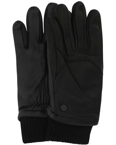 Canada Goose Leather Workman Gloves - Black