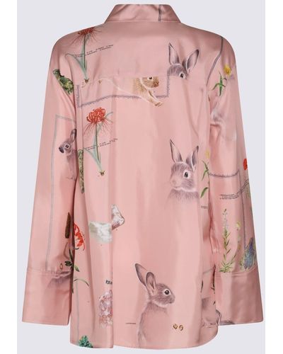 Lanvin Silk Print Shirt - Pink