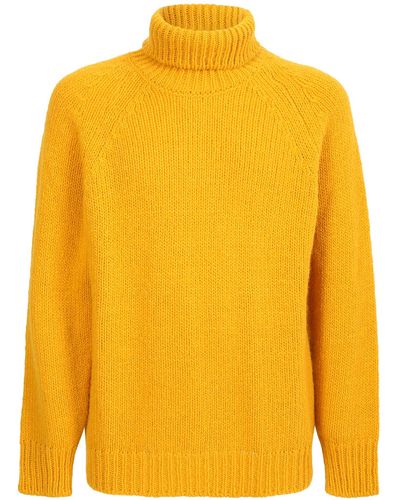 PT01 Wool Blend Sweater - Yellow