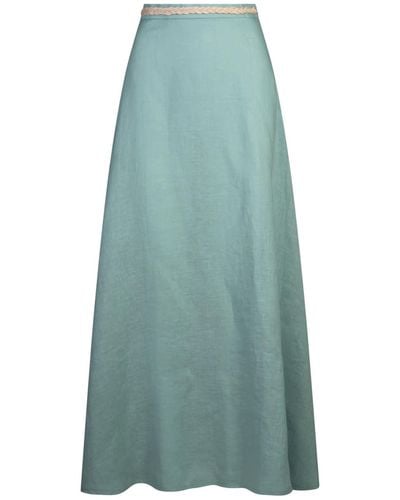 Amotea Charline Long Skirt - Blue