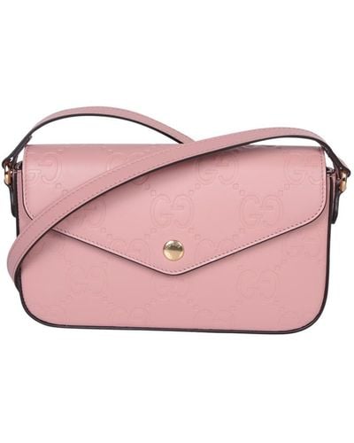 Gucci Gilbert Monogram Bag - Pink