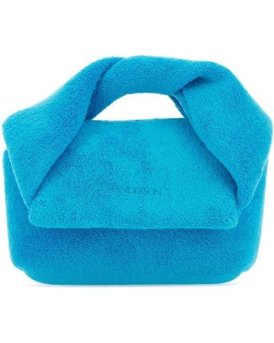 JW Anderson Fabric Nano Twister Handbag - Blue