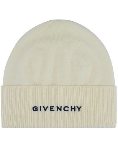 Givenchy Wool Logo Hat - Natural