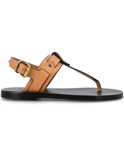 Isabel Marant Iconic Thong Sandals - Brown