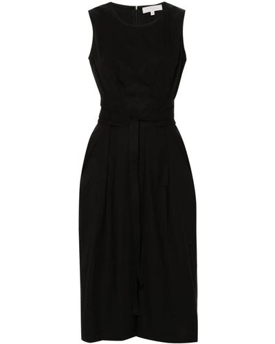 Antonelli Liberman Sleeveless Dress With Belt - Black