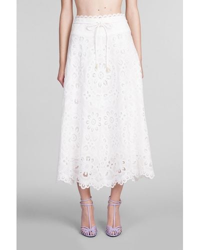 Zimmermann Skirt - White
