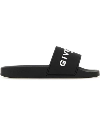 Givenchy Rubber Slippers - Black