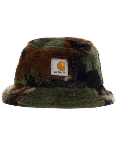 Carhartt Bucket Hat With Logo - Black