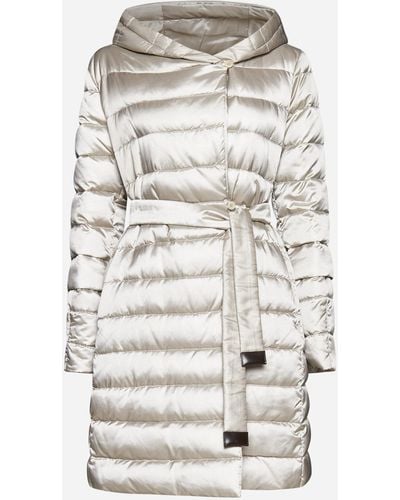 Max Mara The Cube Novef Quilted Nylon Down Jacket - Grey
