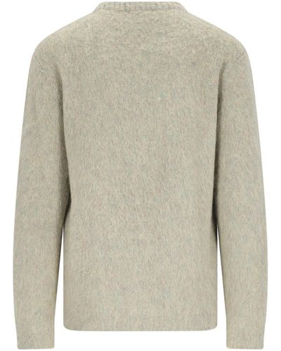 Lemaire Brushed Jumper - White