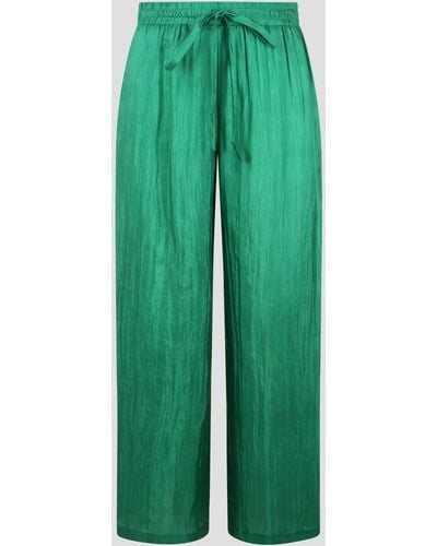 THE ROSE IBIZA Silk Pants - Green