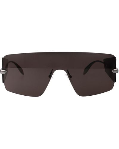 Alexander McQueen Am0460s Sunglasses - Brown