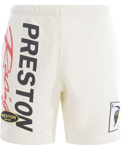 Heron Preston Shorts "preston Racing" - White
