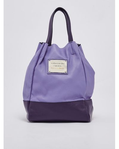 ALESSIA SANTI Poliuretano Shopping Bag - Purple