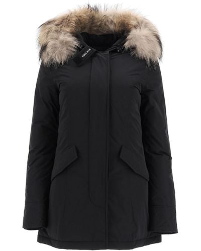 Woolrich Luxury Arctic Parka With Murmasky Fur - Black