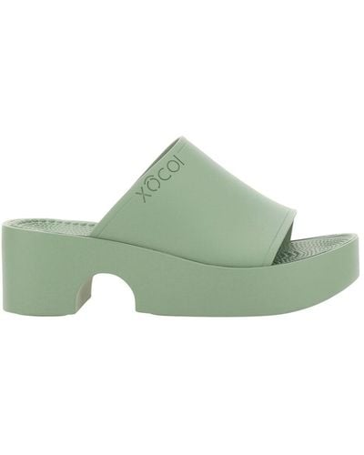 XOCOI Mula Low Sandals - Green