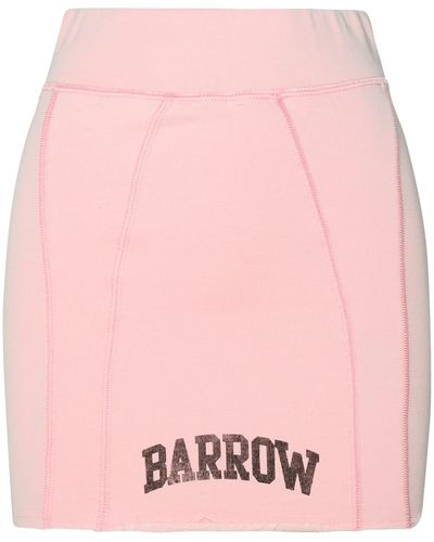 Barrow Cotton Miniskirt - Pink