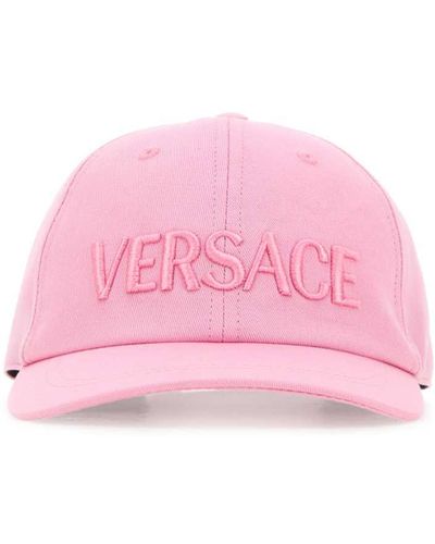 Versace Cotton Baseball Cap - Pink