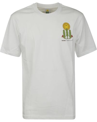 Flower Mountain T-Shirt Hikerdelic - White
