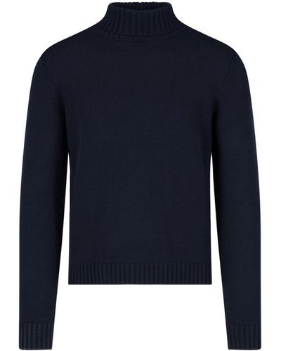 Zanone Classic Sweater - Blue