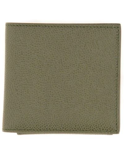 Thom Browne Leather Wallet - Green