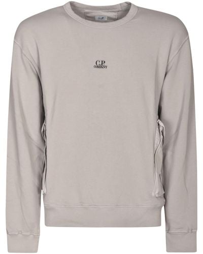 C.P. Company Logo Sweatshirt - Grey