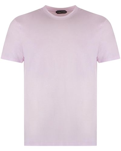 Tom Ford Cotton Blend T-Shirt - Pink