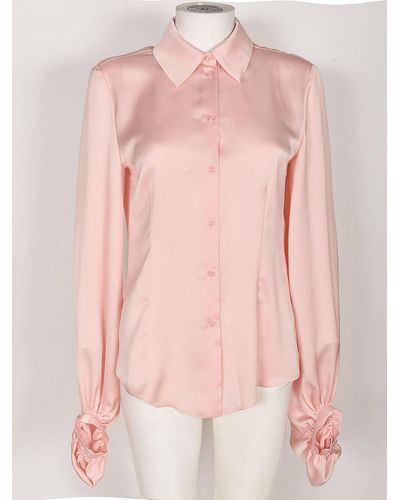 Blugirl Blumarine Ruffled Cuff Shirt - Pink