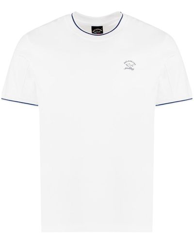 Paul & Shark Logo Cotton T-shirt - White