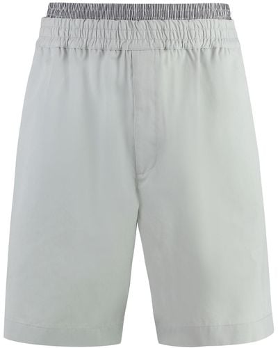 Bottega Veneta Cotton Bermuda Shorts - Gray