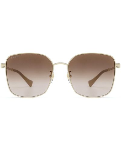 Gucci Gg1146Sk Sunglasses - Metallic