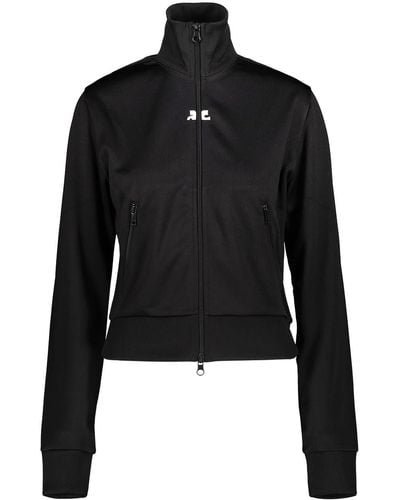 Courreges Interlock Tracksuit Jacket Clothing - Black