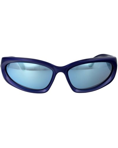 Balenciaga Bb0157s Sunglasses - Blue