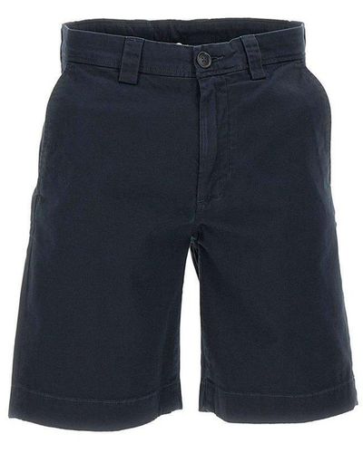 Woolrich Cotton Classic Chino Shorts - Blue