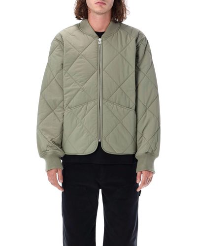 Stussy Dice Quilted Liner Jacket - Green
