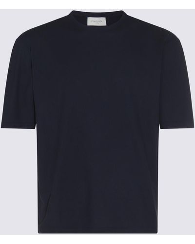 Piacenza Cashmere Cotton T-Shirt - Blue