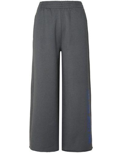MM6 by Maison Martin Margiela Cotton Trousers - Grey