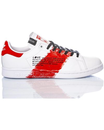 MIMANERA Adidas Stan Smith Amore Customized - Red