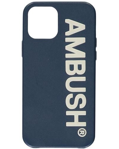 Ambush Logo Detail Iphone 12 Pro Case - Blue
