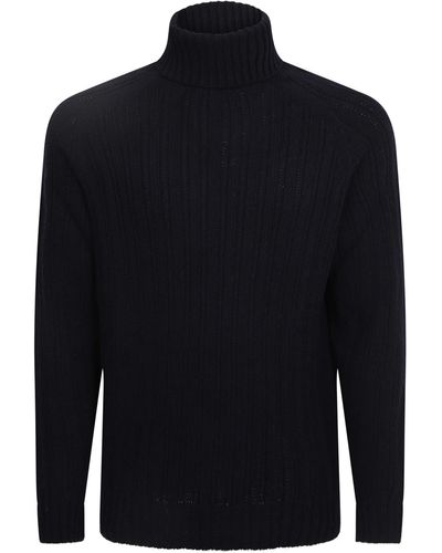 Original Vintage Style Wool Sweater - Blue