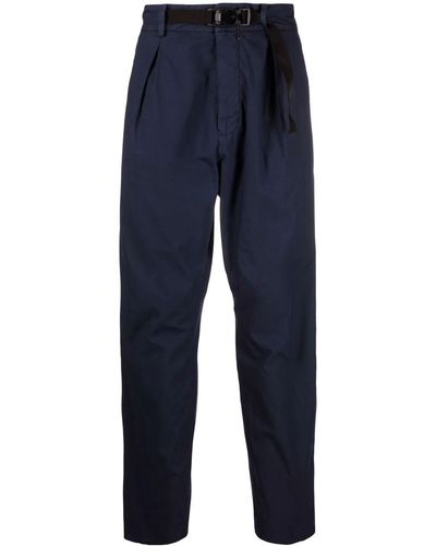 N°21 E Cotton Straight-leg Trousers - Blue
