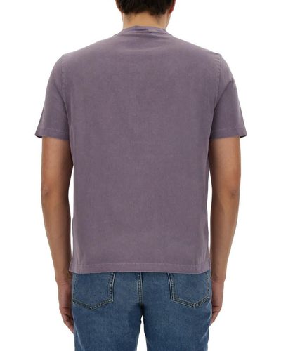 PS by Paul Smith T-Shirt With Logo - Purple